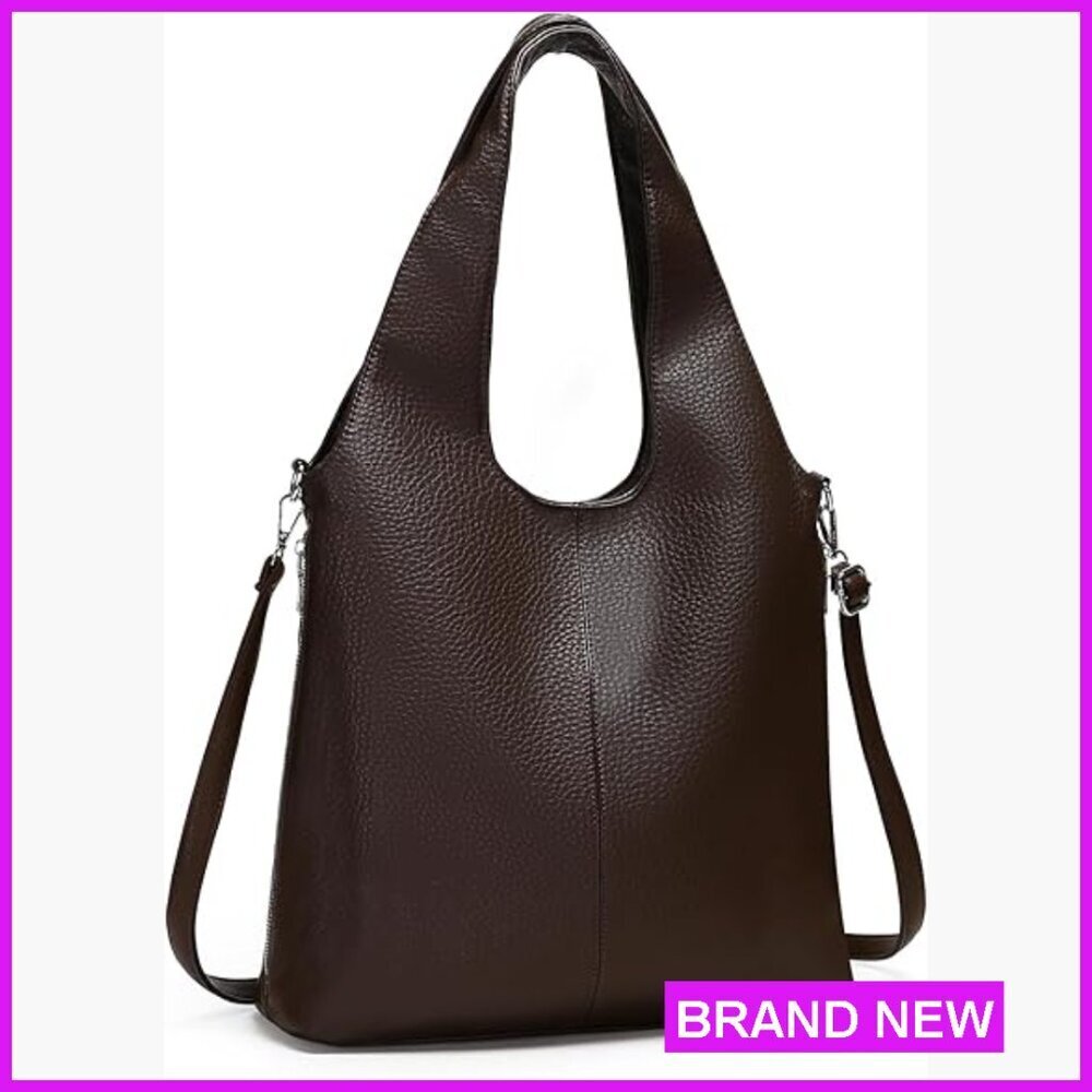 Slouchy Hobo Shoulder Bag Retro Top Handle Crossbody Tote Adjustable Strap